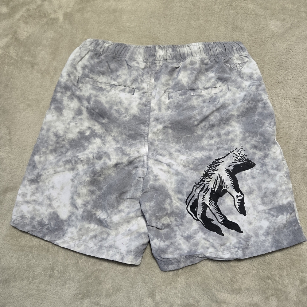 Vitriol Creeper Madness Graphic Grey Wash Board Shorts Mens Size Small(30) Beach - Picture 2 of 7